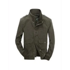 Men’s Military Outdoor Casual Cotton Field Jacket 9 Men’s Military Outdoor Casual Cotton Field Jacket -Us Military Jacket Mens Military Outdoor Green Casual Field Jacket