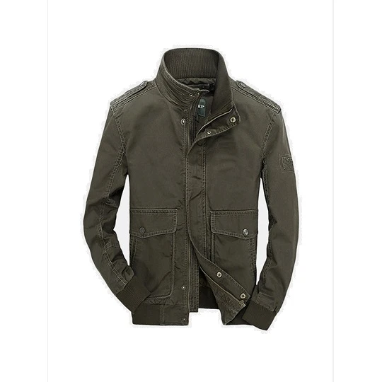 Men’s Military Outdoor Casual Cotton Field Jacket 6 Men’s Military Outdoor Casual Cotton Field Jacket - Image 4