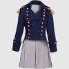 Mens Navy Blue Colonial Military Uniform Jacket -Us Military Jacket Mens Navy Blue Colonial Military Uniform Jacket