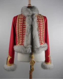 Men’s Nice Pelisse With Grey Fox Cord