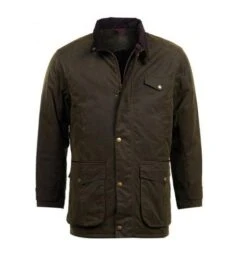 Men’s Olive Wax Field Jacket