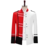 Men’s Steampunk Drummer Gothic Colorblock Parade Jacket