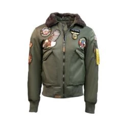 Men’s Top Gun American Original Jacket 8 Men’s Top Gun American Original Jacket -Us Military Jacket Mens Top Gun Olive aAmerican Original MA 1 Jacket