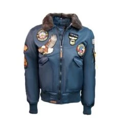 Men’s Top Gun American Original Jacket 9 Men’s Top Gun American Original Jacket -Us Military Jacket Mens Top Gun blue American Original MA 1 Jacket