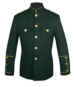 Men’s Tunic Style Military Jacket