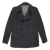 Men’s US Navy Jet Grey Short Wool Peacoat -Us Military Jacket Mens US Navy Jet Grey Short Wool Peacoat