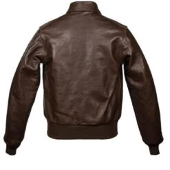 Men’s USAAF A-2 Bomber Brown Jacket 7 Men’s USAAF A-2 Bomber Brown Jacket -Us Military Jacket Mens USAAF A 2 Leather Jacket