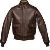 Men’s USAAF A-2 Bomber Brown Jacket -Us Military Jacket Mens USAAF A 2 Leather Jacket