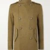 Merino Wool Navy Peacoat -Us Military Jacket Merino Wool Navy Peacoat