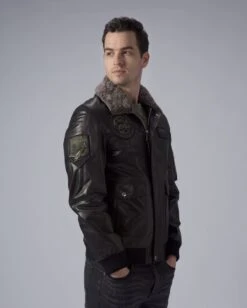 Military G-1 Flight Leather Bomber Jacket -Us Military Jacket Military G 1 Flight Bomber Jacket