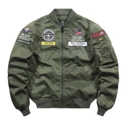 Military Ma-1 Green Bomber Flight Jacket