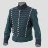Military Parade Blue Hussar Steampunk Jacket -Us Military Jacket Military Parade Blue Hussar Steampunk Jacket