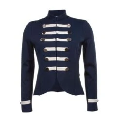 Military Parade Steampunk Blue Jacket