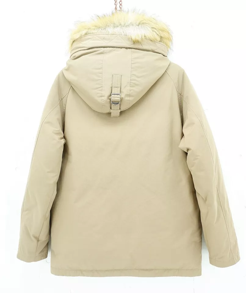 Military Snorkel Down Parka Beige Fur Jacket 4 Military Snorkel Down Parka Beige Fur Jacket - Image 2
