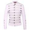 Military White Leather Parade Jacket -Us Military Jacket Military White Leather Parade Jacket