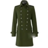 Military Wool Outerwear Double Breasted Coat