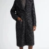 Missoni Black And Silver Chevron Stripe Bouclé Coat 1 Missoni Black And Silver Chevron Stripe Bouclé Coat -Us Military Jacket Missoni Black And Silver Chevron Stripe Boucle Coat 1