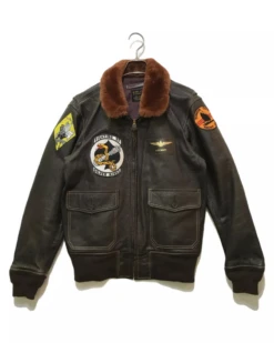 Morgan Productions G-1 Brown Leather Flight Jacket