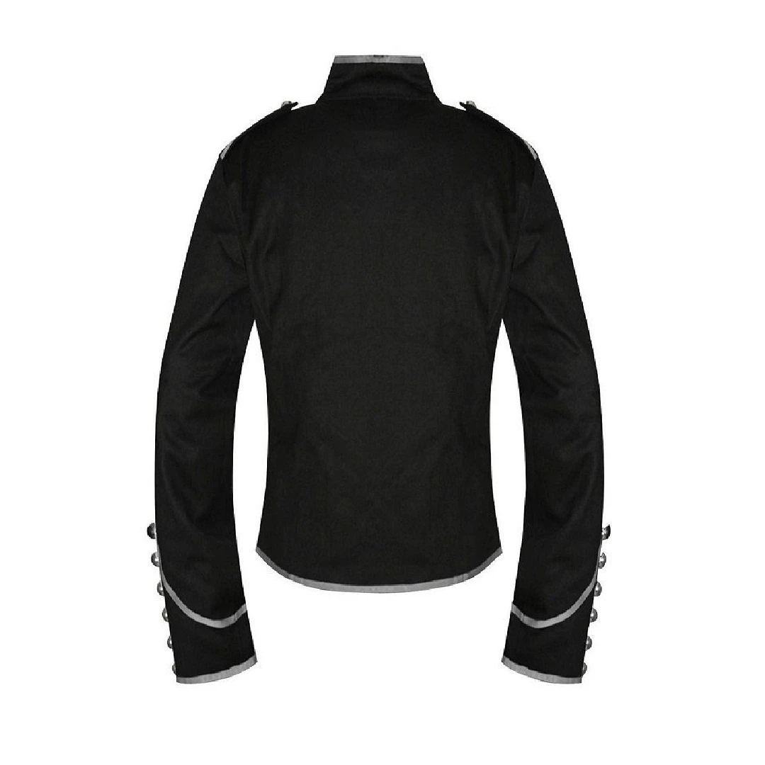 Military Parade Black Silver Jacket 4 Military Parade Black Silver Jacket - Image 2