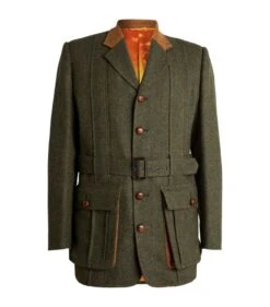 Navy Gray Wool Pea Coat