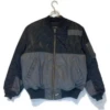 Neighborhood Ma-1 Black And Grey Flight Bomber Jacket -Us Military Jacket Neighborhood Ma 1 Black And Grey Flight Bomber Jacket