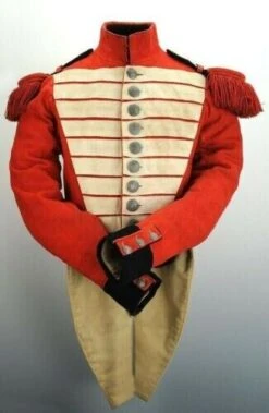 New Coldstream Guard Lieutenant Red And White Parade Jacket