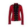 New Military Army Commander Red And Black Wool Parade Jacket -Us Military Jacket New Military Army Commander Red And Black Wool Parade Jacket 1