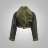 New Women B-3 Green Pilot Aviator Flight Sheepskin Shearling Jacket 1 New Women B-3 Green Pilot Aviator Flight Sheepskin Shearling Jacket -Us Military Jacket New Women B 3 Green Pilot Aviator Flight Sheepskin Shearling Jacket