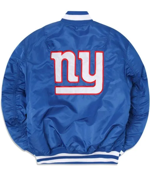 New York Giants Bomber Ma-1 Jacket 4 New York Giants Bomber Ma-1 Jacket - Image 2
