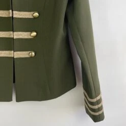 New York Soho Olive Green Military Parade Jacket -Us Military Jacket New York Soho Military Parade Jacket 1