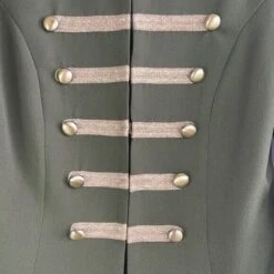 New York Soho Olive Green Military Parade Jacket -Us Military Jacket New York Soho Olive Green Military Jacket