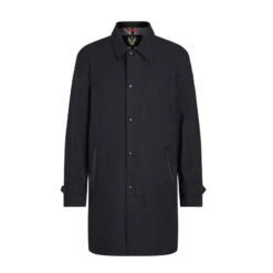Men’s Nice Rainshield Black Pea Coat