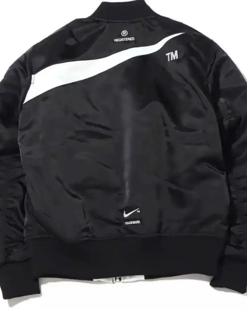 Nike Big Swoosh Reversible Ma-1 Bomber Jacket 4 Nike Big Swoosh Reversible Ma-1 Bomber Jacket - Image 2
