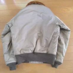 Old Real McCoy’s B-10 Silver Flight Bomber Jacket -Us Military Jacket Old Real McCoys B 10 Silver Flight Bomber Jacket 1