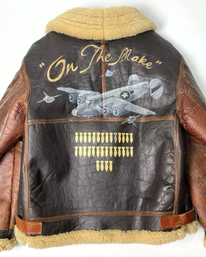 On The Make Avirex Shearling B-3 Bomber Jacket 3 On The Make Avirex Shearling B-3 Bomber Jacket