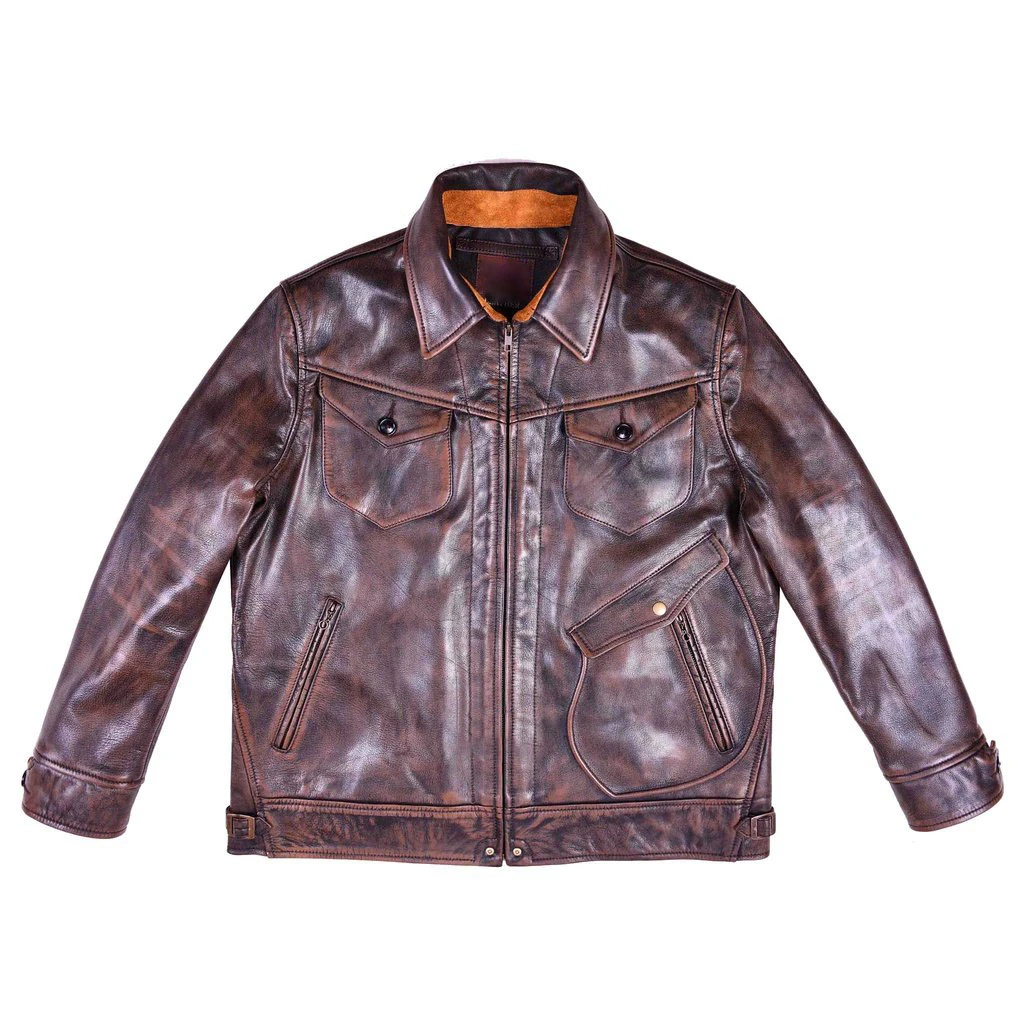 Goatskin Leather Ranch Jacket 3 Goatskin Leather Ranch Jacket