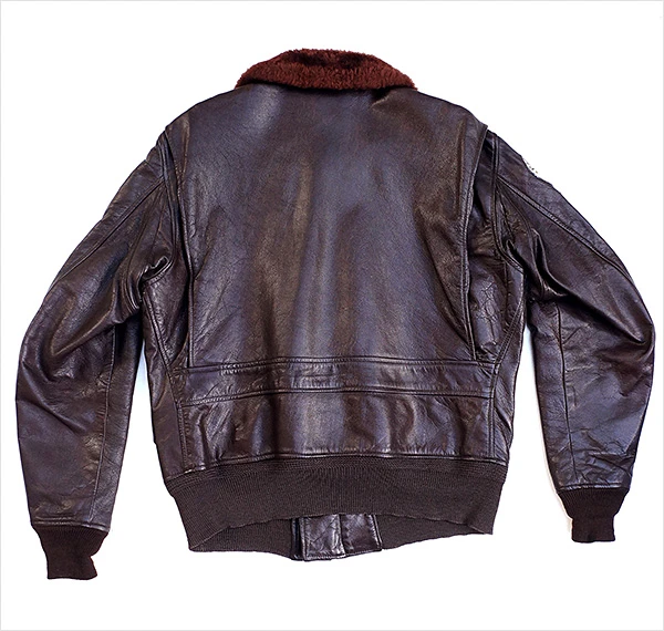 Original Ralph Edwards G-1 Brown Leather Flight Jacket 4 Original Ralph Edwards G-1 Brown Leather Flight Jacket - Image 2