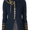 Oscar De La Renta Blue Embroidered Military Parade Jacket 2 Oscar De La Renta Blue Embroidered Military Parade Jacket -Us Military Jacket Oscar De La Renta Blue Embroidered Military Parade Jacket 1