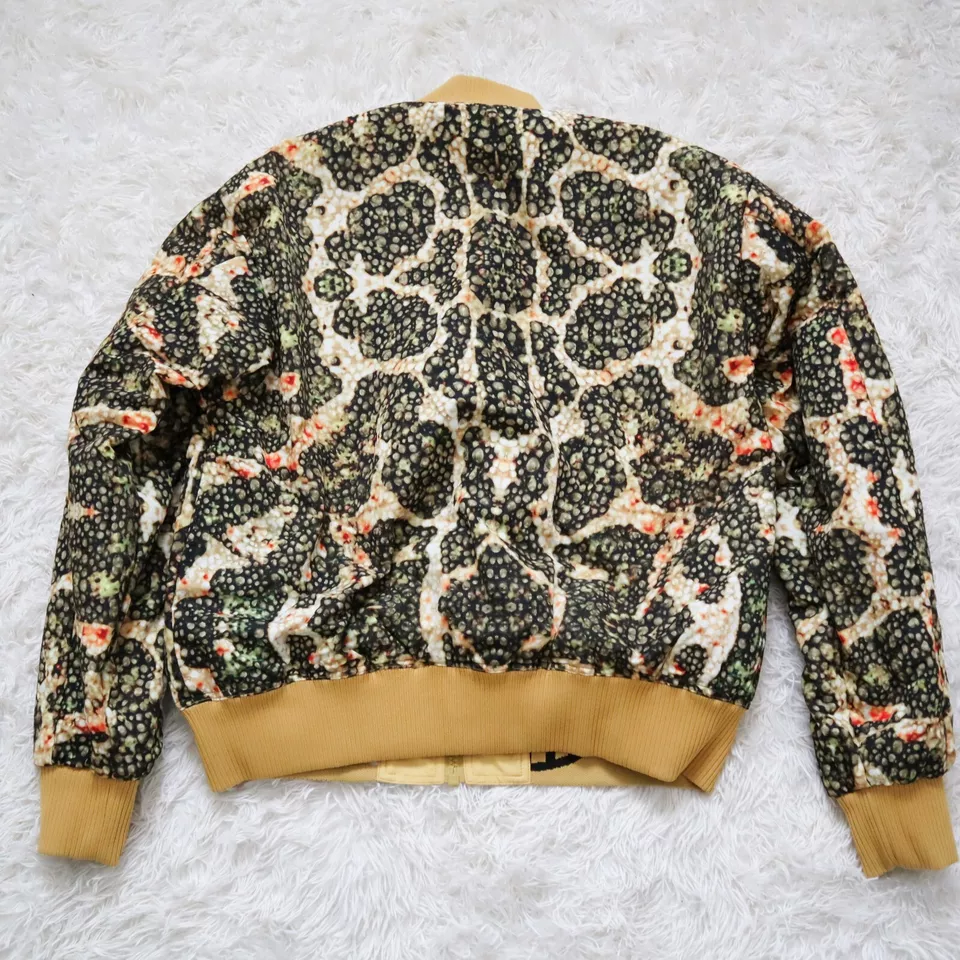 P.a.m Perks And Mini Men’s Ma-1 Yellow Reversible Flight Jacket 6 P.a.m Perks And Mini Men’s Ma-1 Yellow Reversible Flight Jacket - Image 4