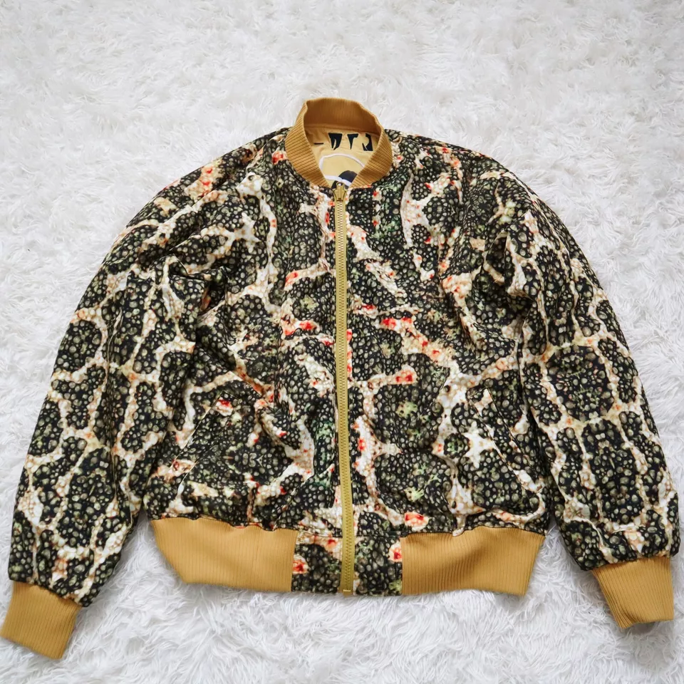 P.a.m Perks And Mini Men’s Ma-1 Yellow Reversible Flight Jacket 5 P.a.m Perks And Mini Men’s Ma-1 Yellow Reversible Flight Jacket - Image 3