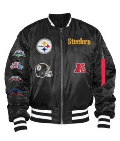 Pittsburgh Steelers Bomber Ma-1 Jacket