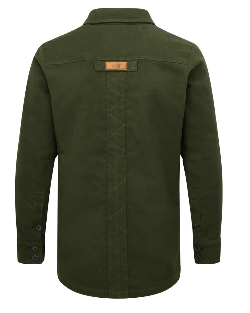 Men’s Plasma Dry Heavyweight Moleskin Green Field Jacket 4 Men’s Plasma Dry Heavyweight Moleskin Green Field Jacket - Image 2