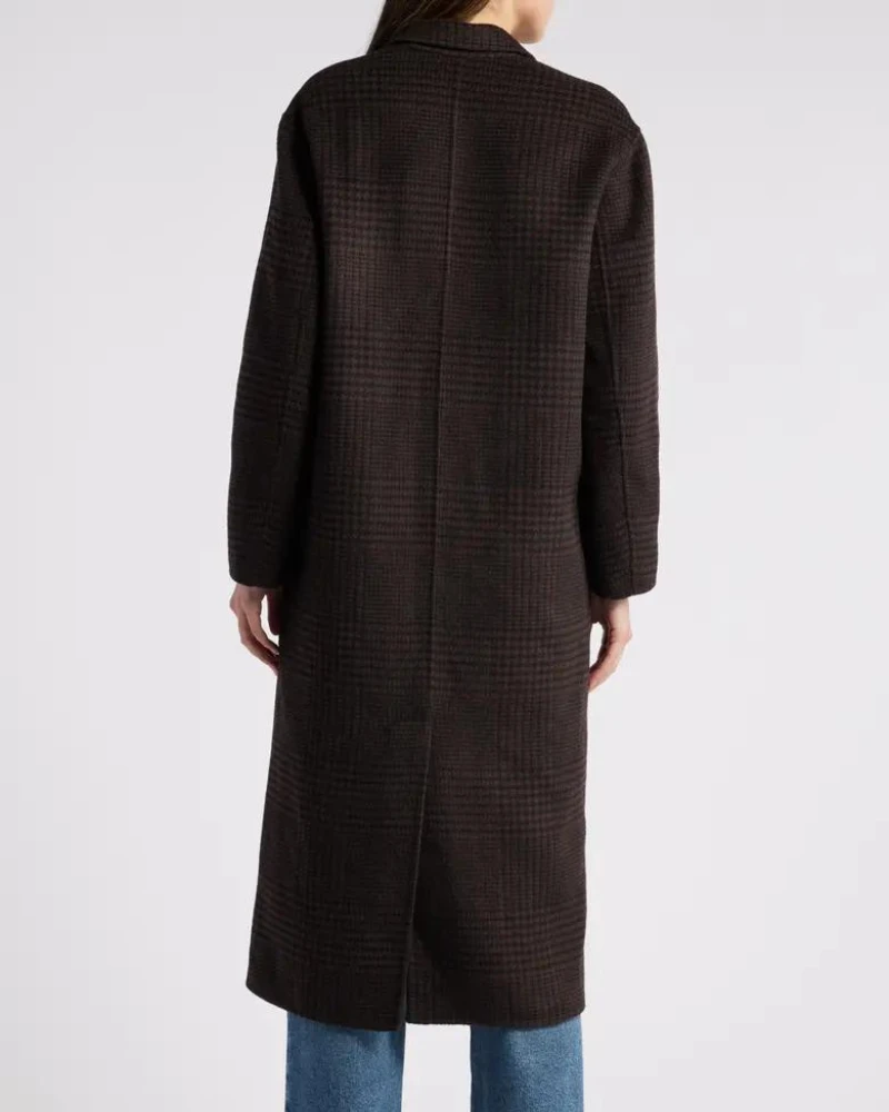 Rails Gallery Houndstooth Check Wool Blend Coat 4 Rails Gallery Houndstooth Check Wool Blend Coat - Image 2