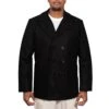 Rothco Deluxe Black Wool Peacoat