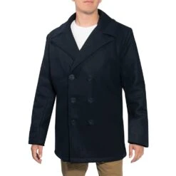 Rothco Deluxe Navy Blue Wool Peacoat