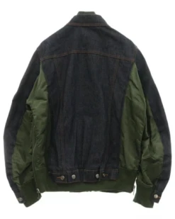 S A.P.C. ‘Eimi Denim Ma-1 Docking Indigo Flight Jacket -Us Military Jacket S A.P.C. Eimi Denim Ma 1 Docking Indigo Jacket