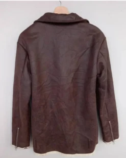 SLY Asymmetric B-3 Maroon Shearling Jacket 8 SLY Asymmetric B-3 Maroon Shearling Jacket -Us Military Jacket SLY Asymmetric B 3 Jacket