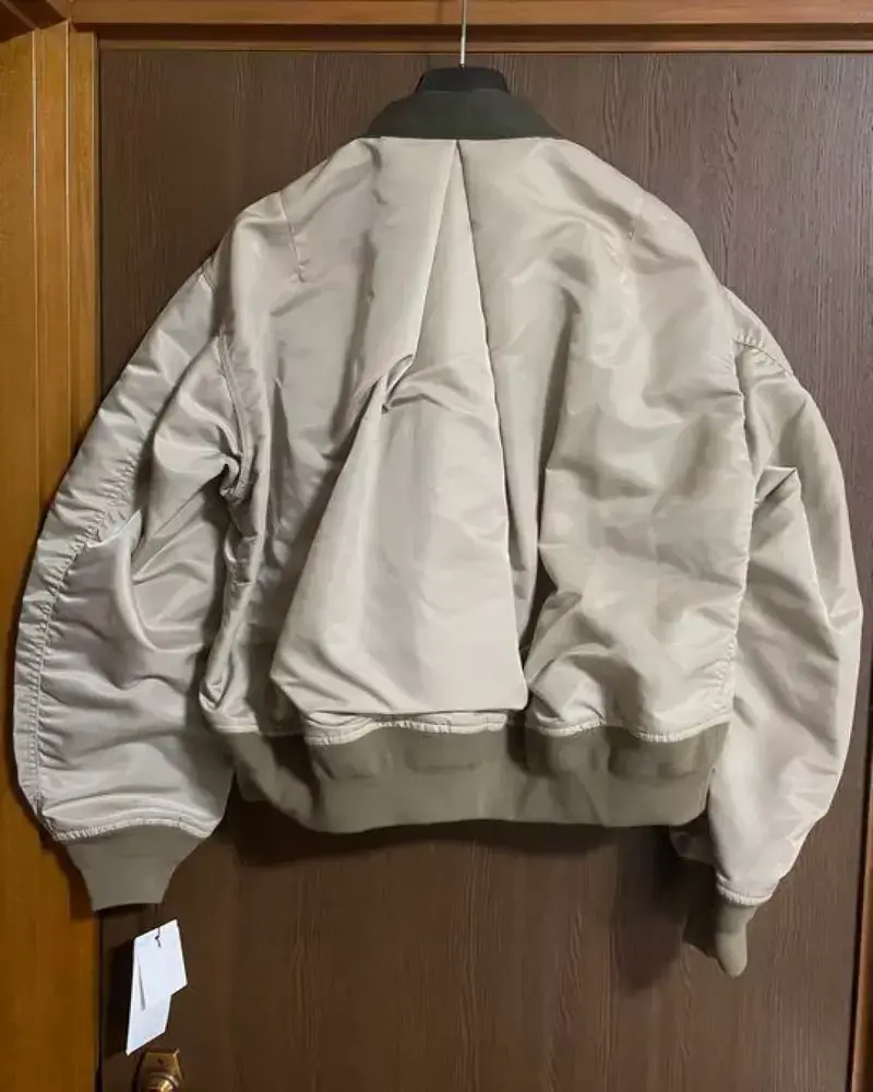 Sacai Women’s Reconstructed Denim Ma-1 Jacket 4 Sacai Women’s Reconstructed Denim Ma-1 Jacket - Image 2