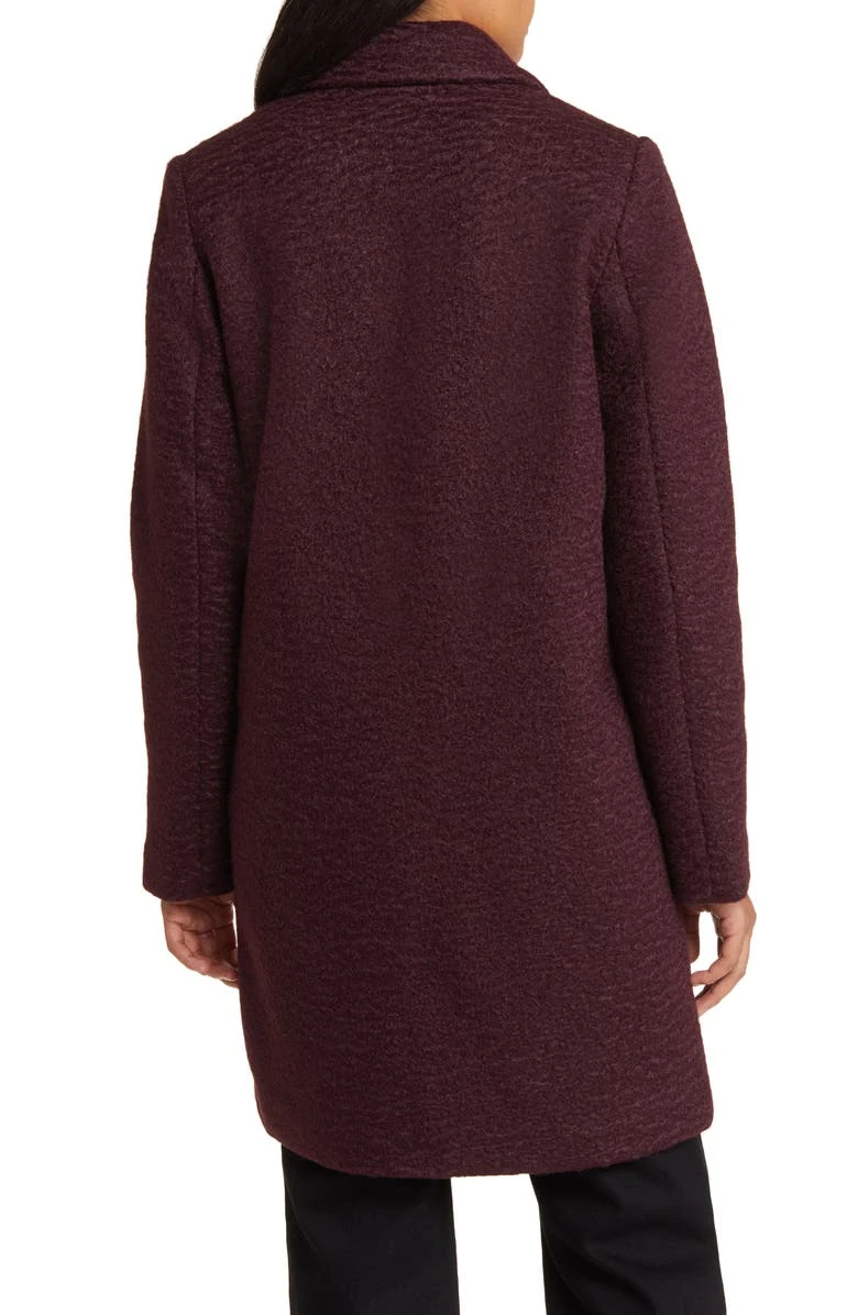 Sam Edelman Bouclé Burgandy Tweed Double Breasted Coat 4 Sam Edelman Bouclé Burgandy Tweed Double Breasted Coat - Image 2