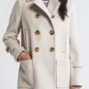 Sam Edelman Creamy Oatmeal Wool Blend Peacoat 1 Sam Edelman Creamy Oatmeal Wool Blend Peacoat -Us Military Jacket Sam Edelman Creamy Oatmeal Wool Blend Peacoat
